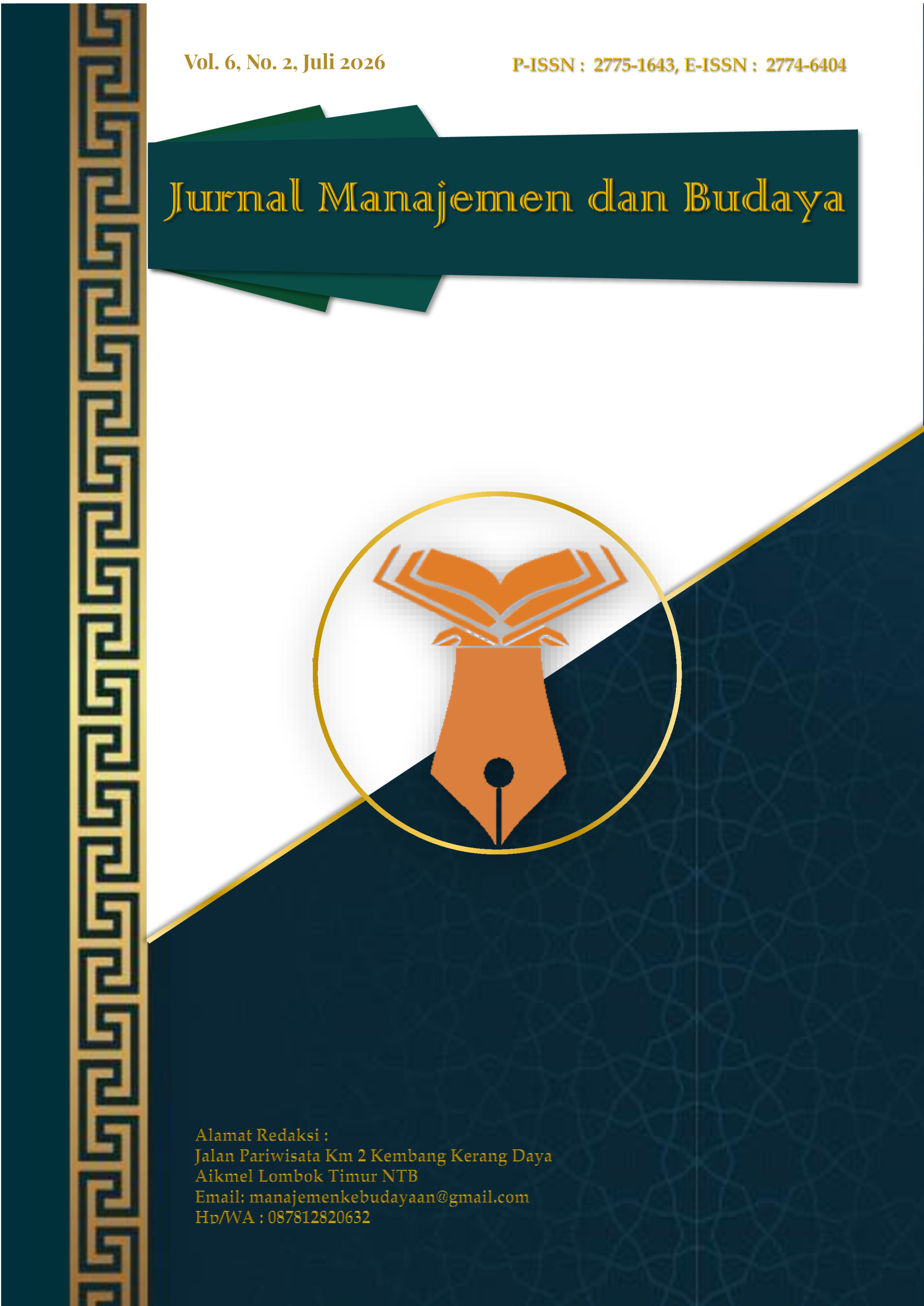 					Lihat Vol 6 No 2 (2026): Jurnal Manajemen dan Budaya (On Progres)
				